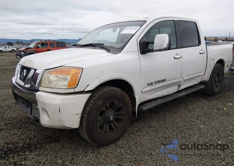 2008 Nissan Titan Le z USA, uszkodzony, nr VIN 1N6BA07DX8N309341